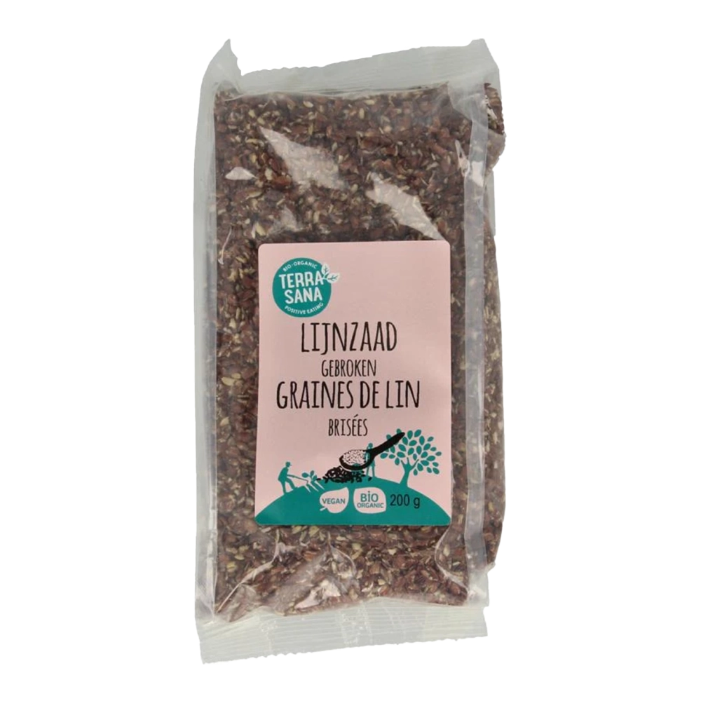Raw Lijnzaad (Gebroken)