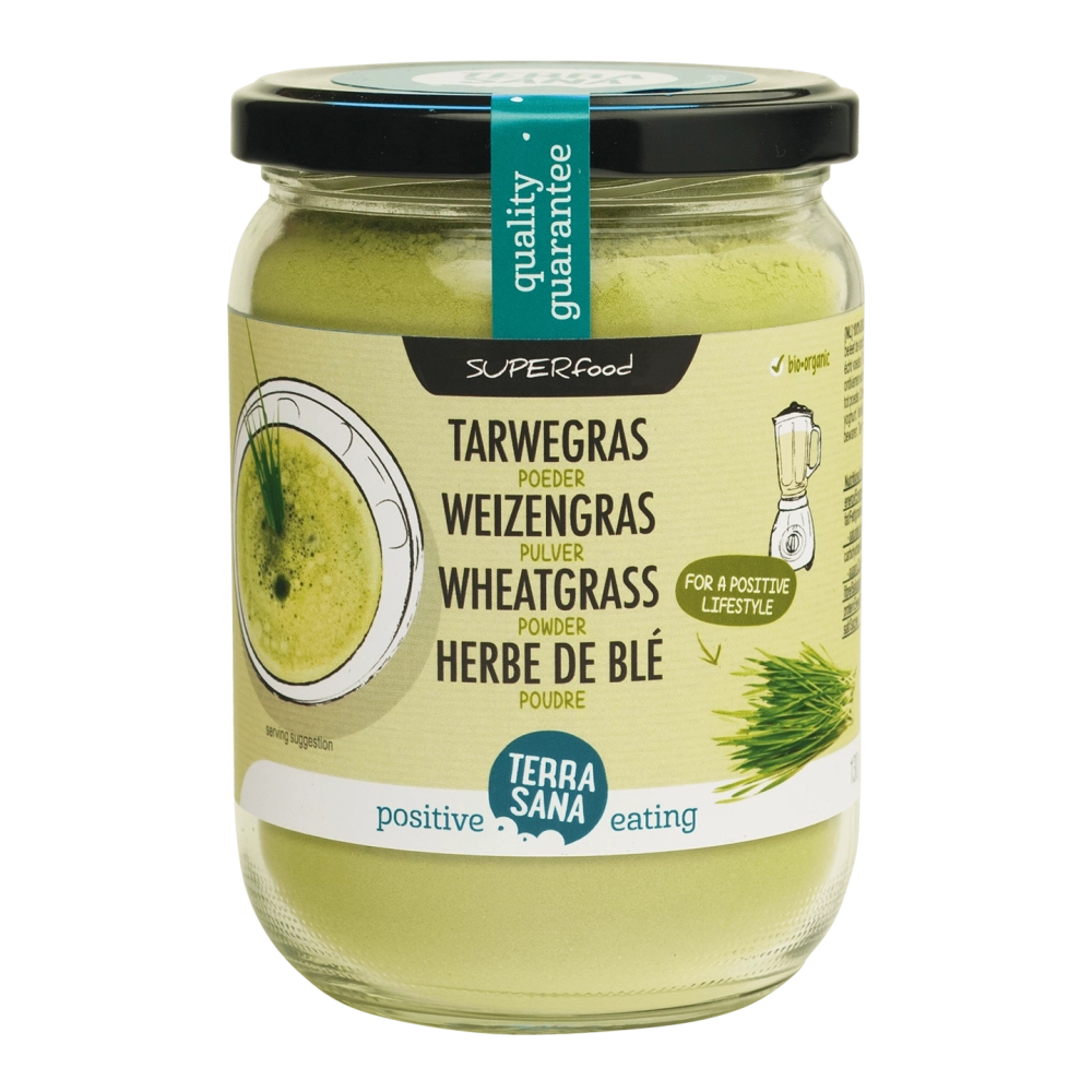 Raw Tarwegras Poeder