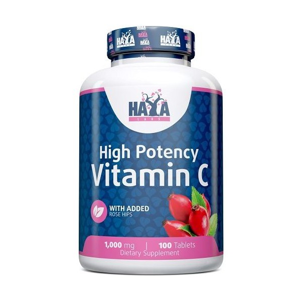 Vitamin C With 1000mg Rose Hips Haya Labs