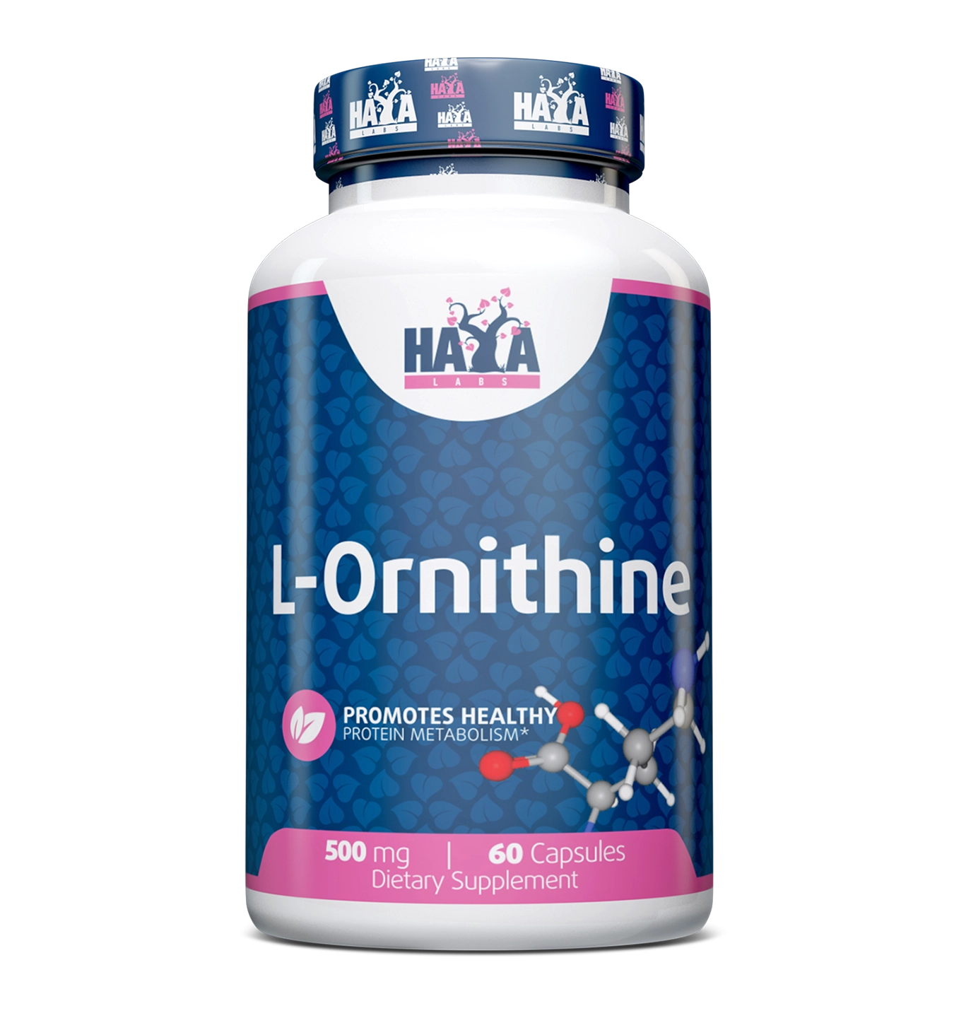 Haya Labs L-Ornithine 500mg - 60 caps