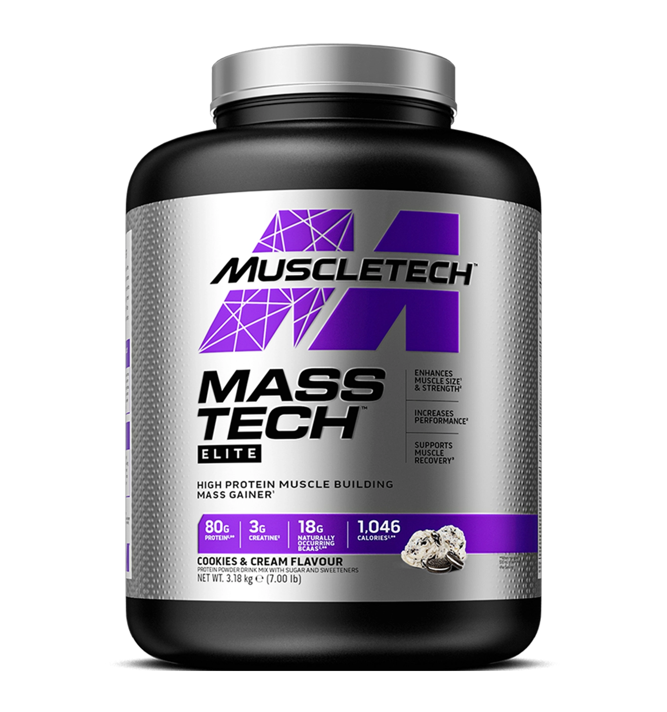 Muscletech Mass Tech Elite - 3180 g - Cookies & Cream