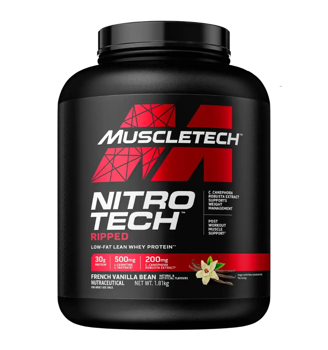 Nitro Tech Ripped - 1810 g - Vanille