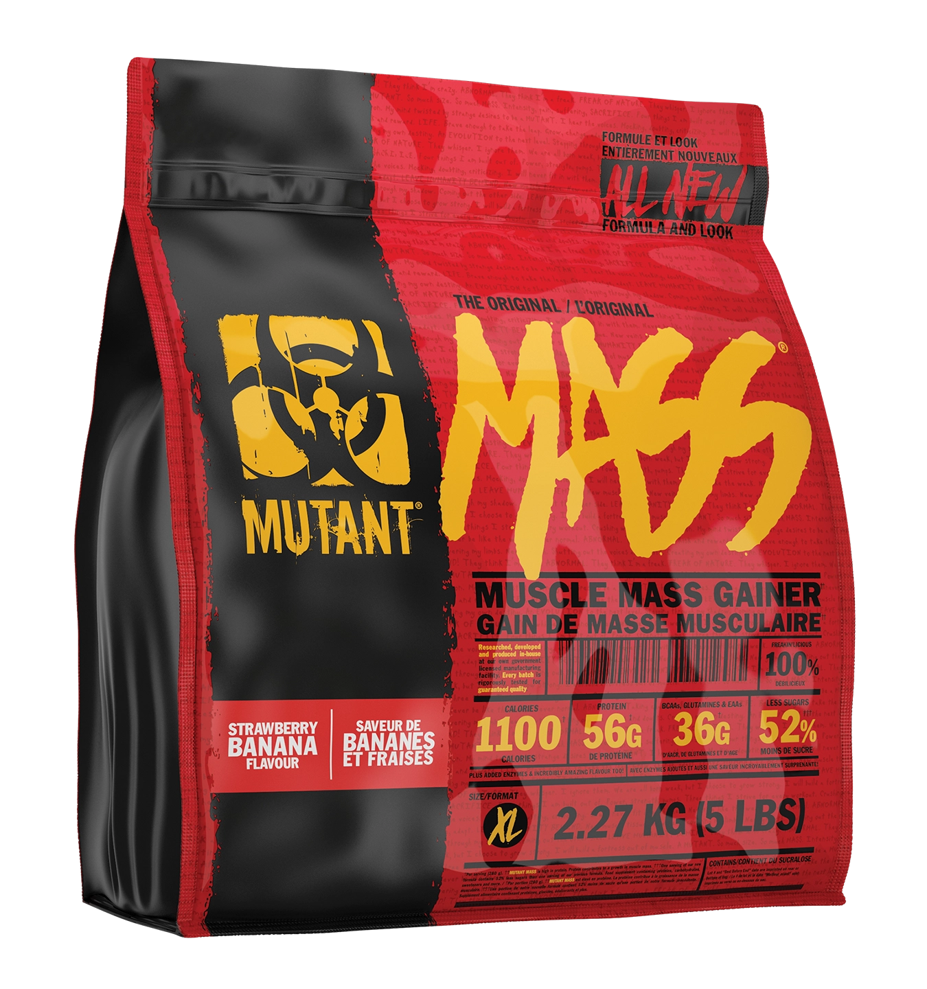 Mutant Mass - 2270 g - Aardbei/Banaan