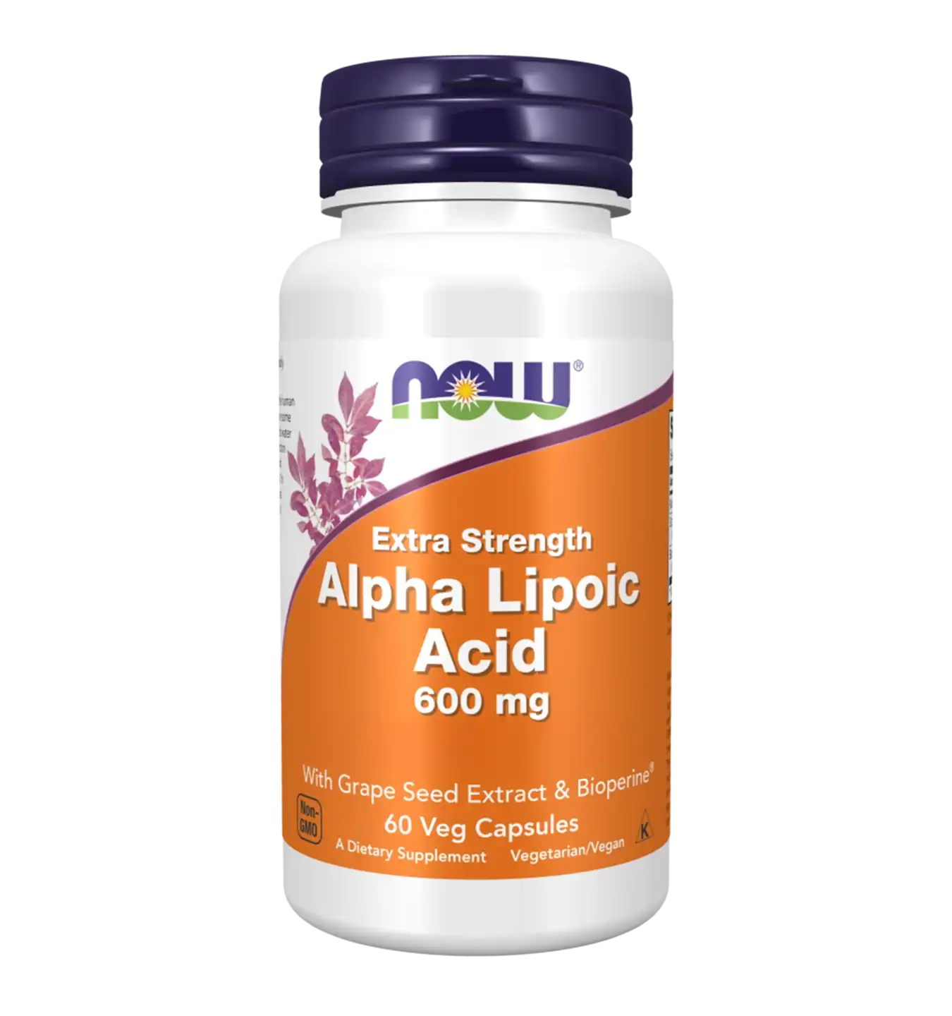 Alpha Lipoic Acid 600mg Now Foods - 60 v-caps
