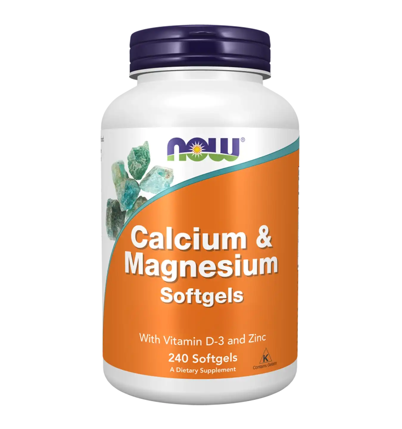 Calcium Magnesium with Vitamin D & Zinc - 240 softgels