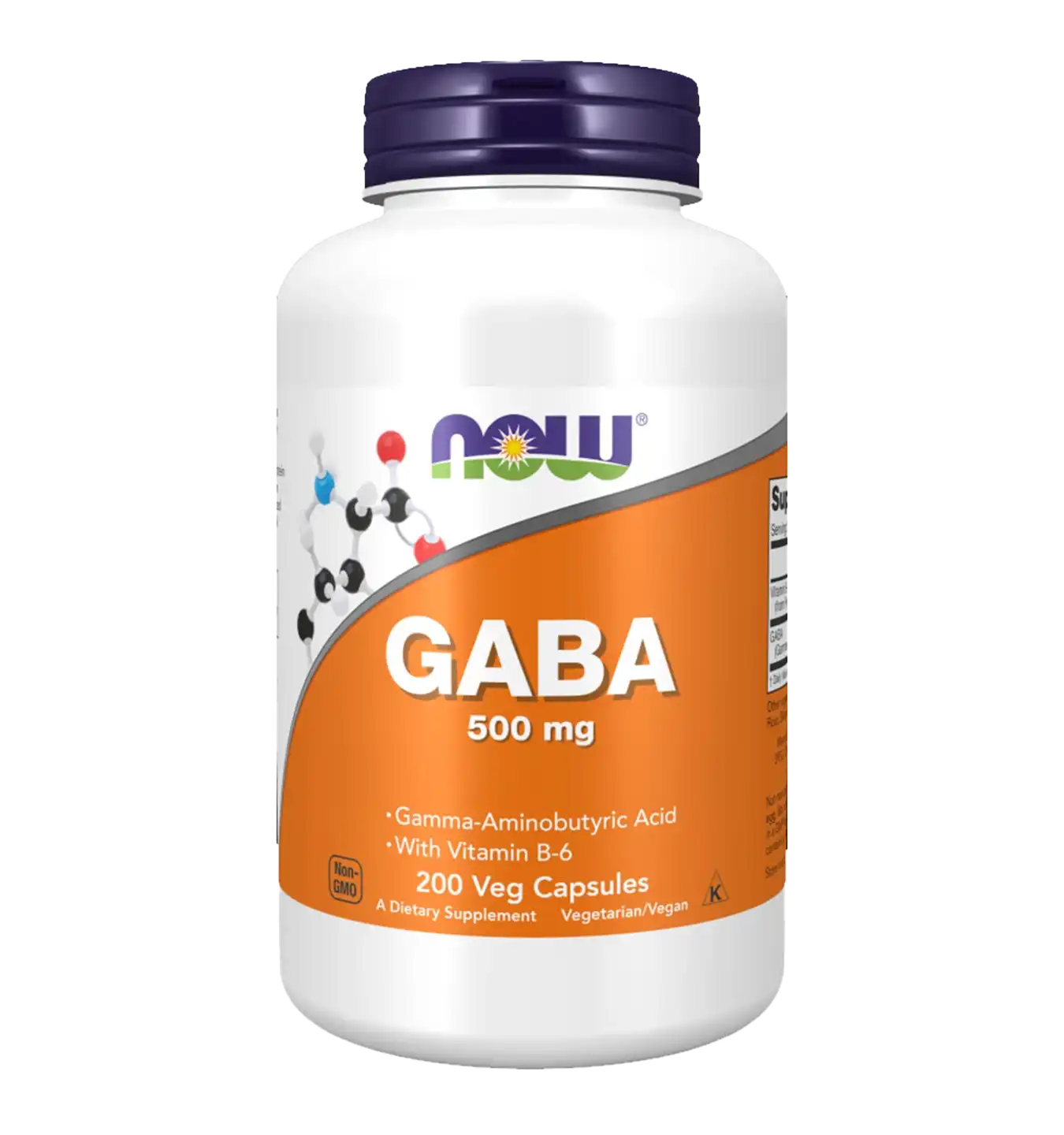 Now Foods GABA 500mg - 200 v-caps