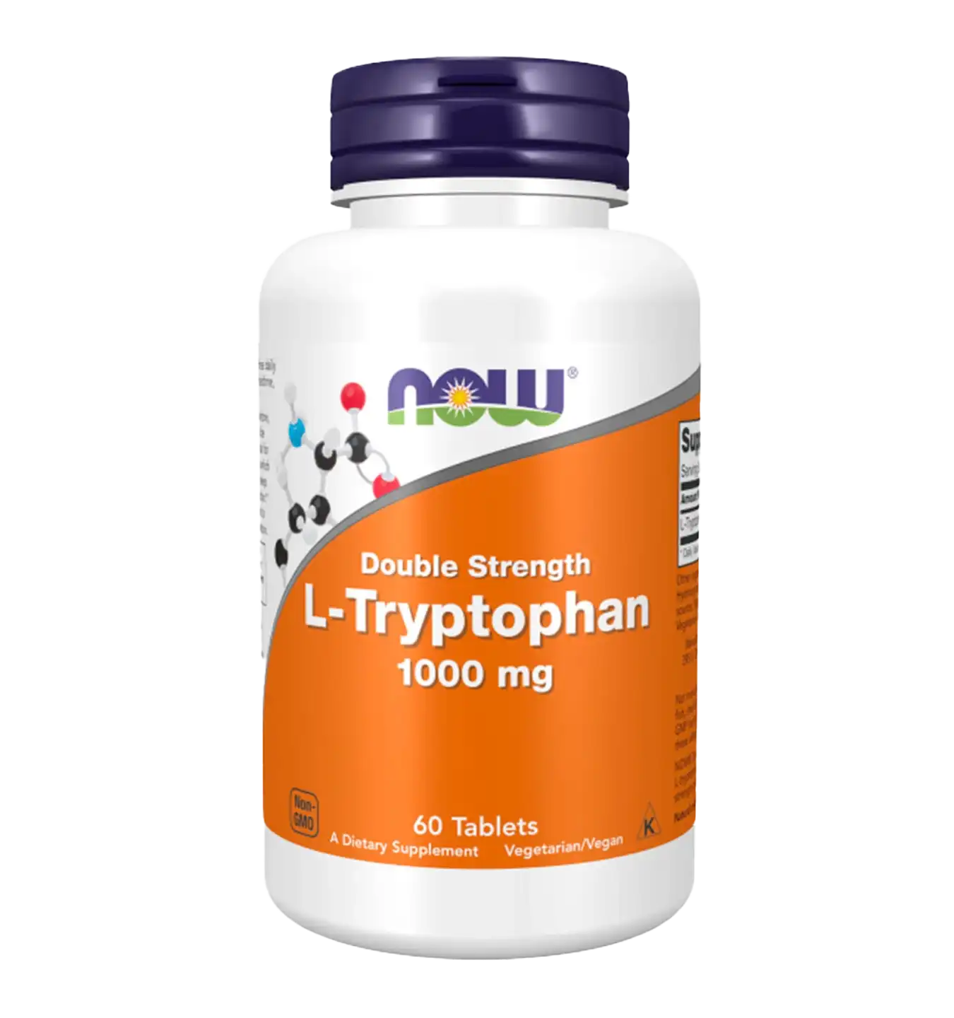 Now Foods L-Tryptophan Double Strength 1000mg - 60 tabl
