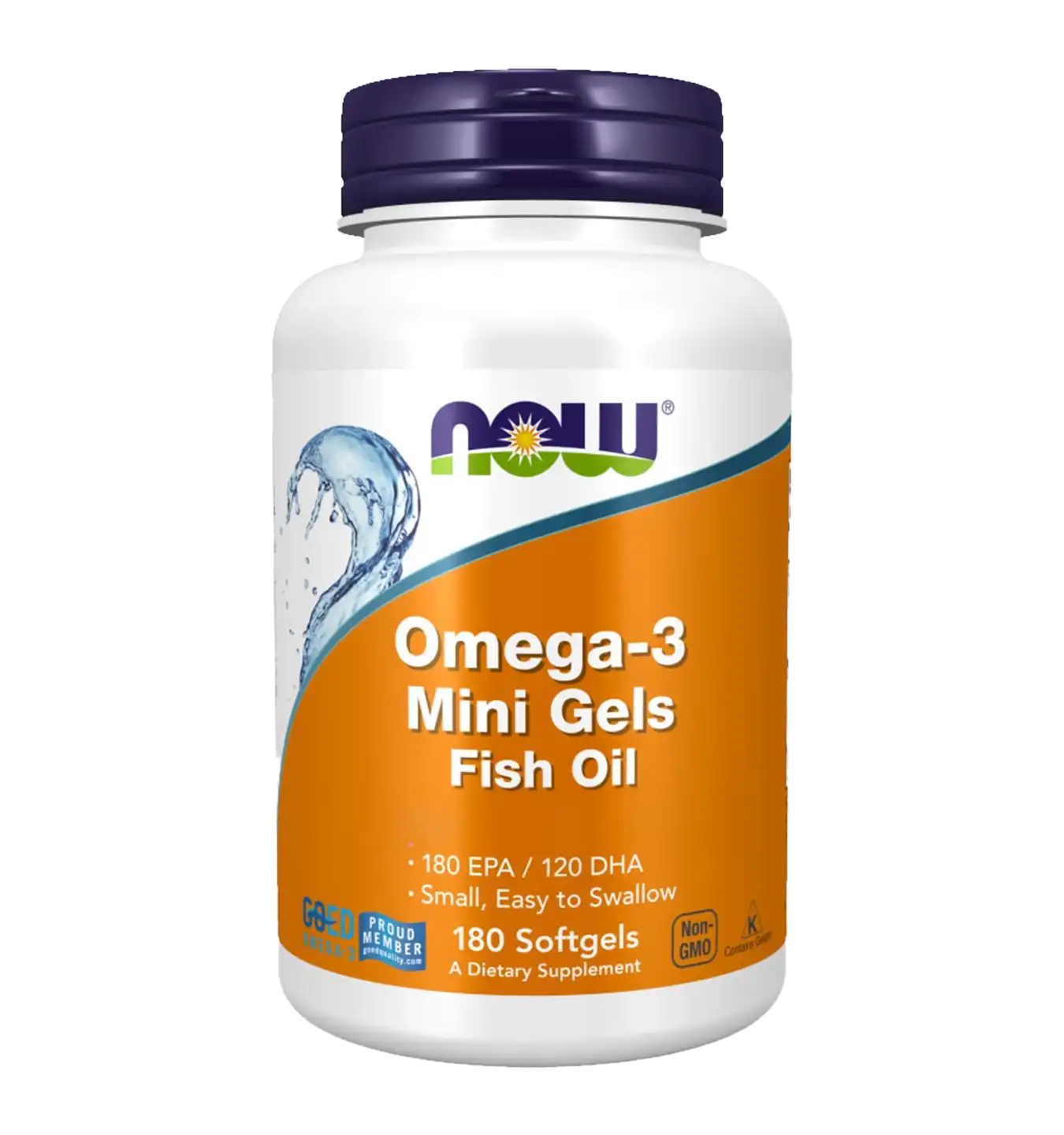 Omega-3 Fish Oil Mini Gels - 180 softgels