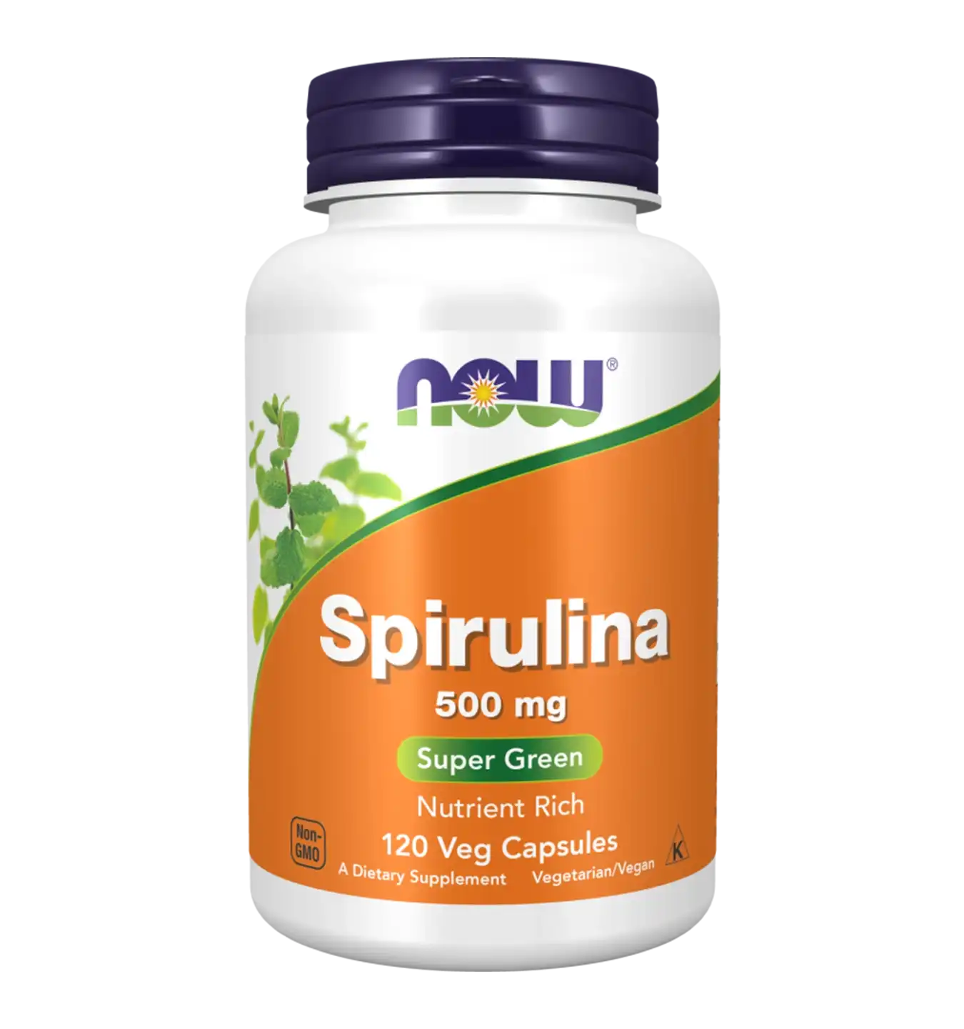 Spirulina Natural 500mg - 120 v-caps