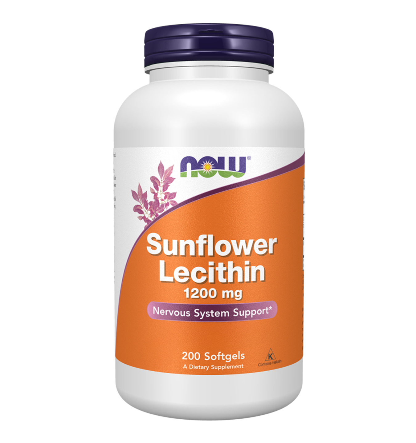 Lecithine 1200 mg - Attribuut Inhoud/Smaak - 200 softgels