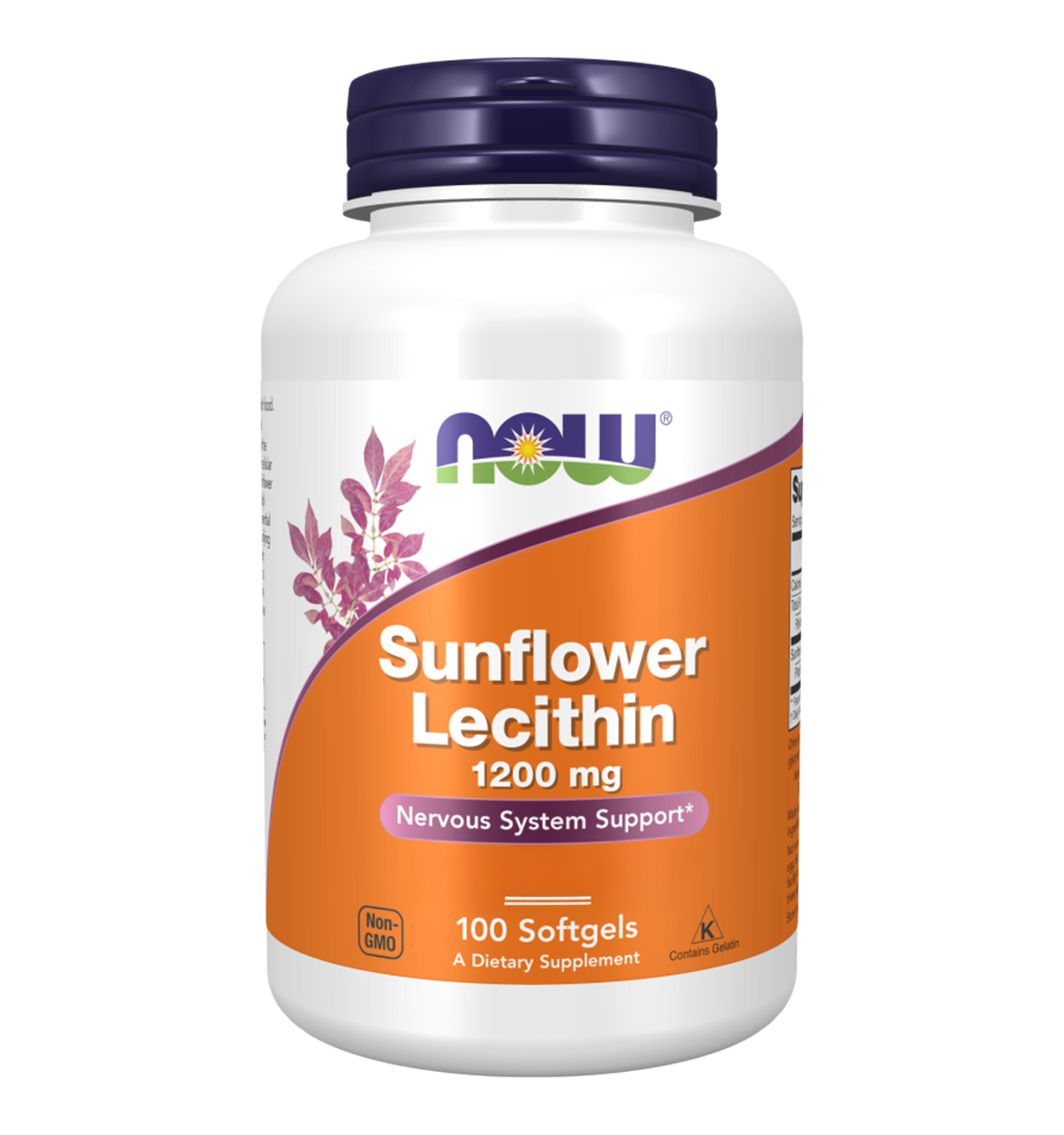 Lecithine 1200 mg - Attribuut Inhoud/Smaak - 100 softgels