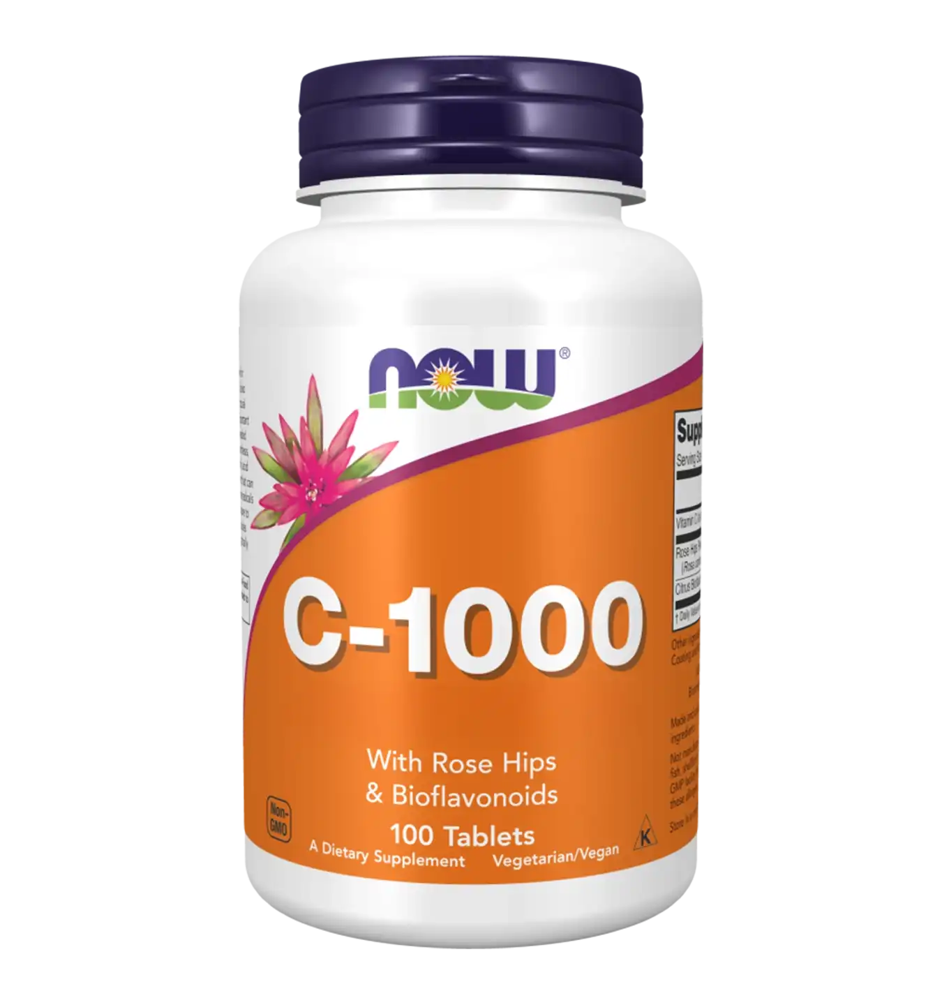 Vitamin C-1000 with Rose Hips & Bioflavonoids - 100 tabl