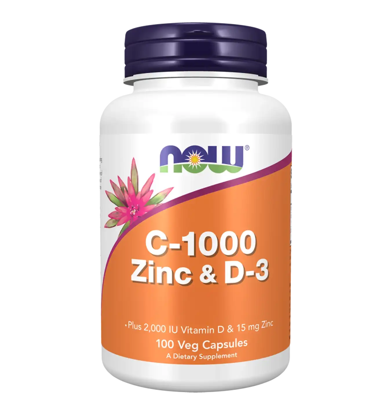 Vitamine C-1000, Zinc & D-3 - 100 v-caps