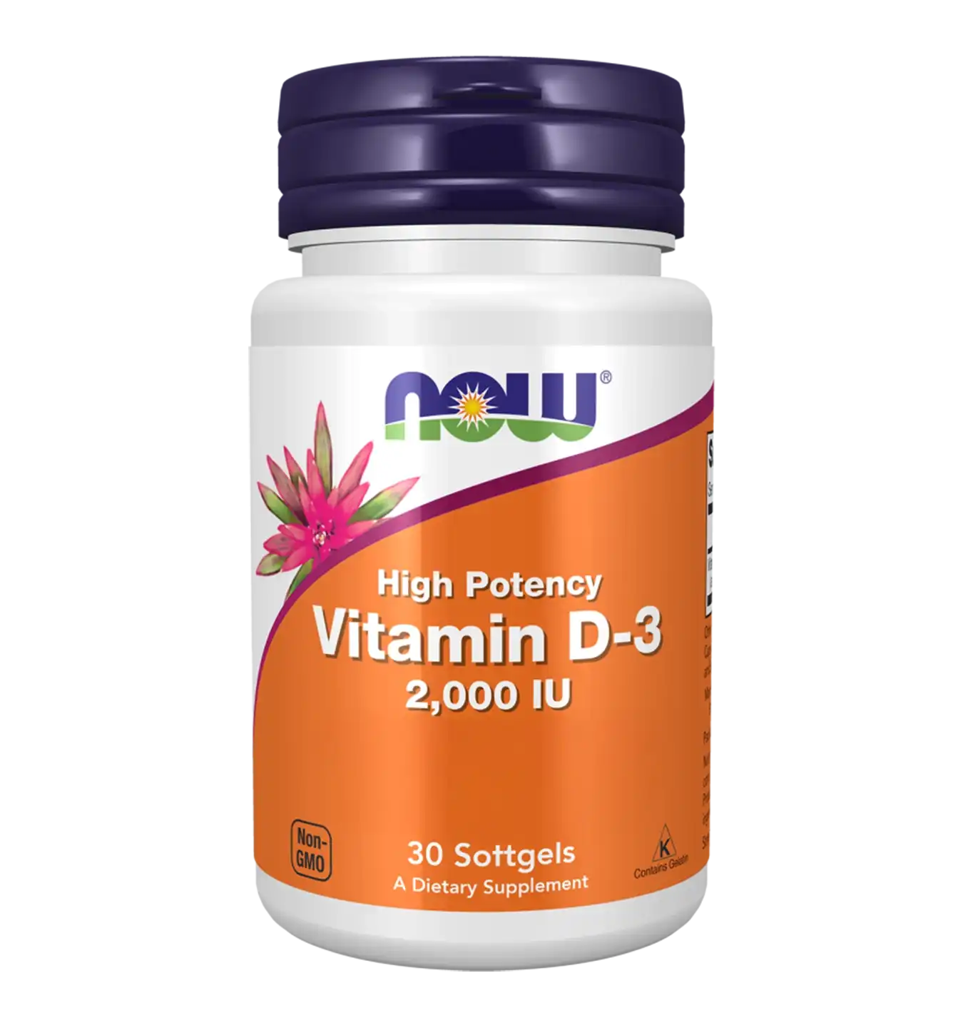 Vitamine D-3 2000IU - 30 softgels