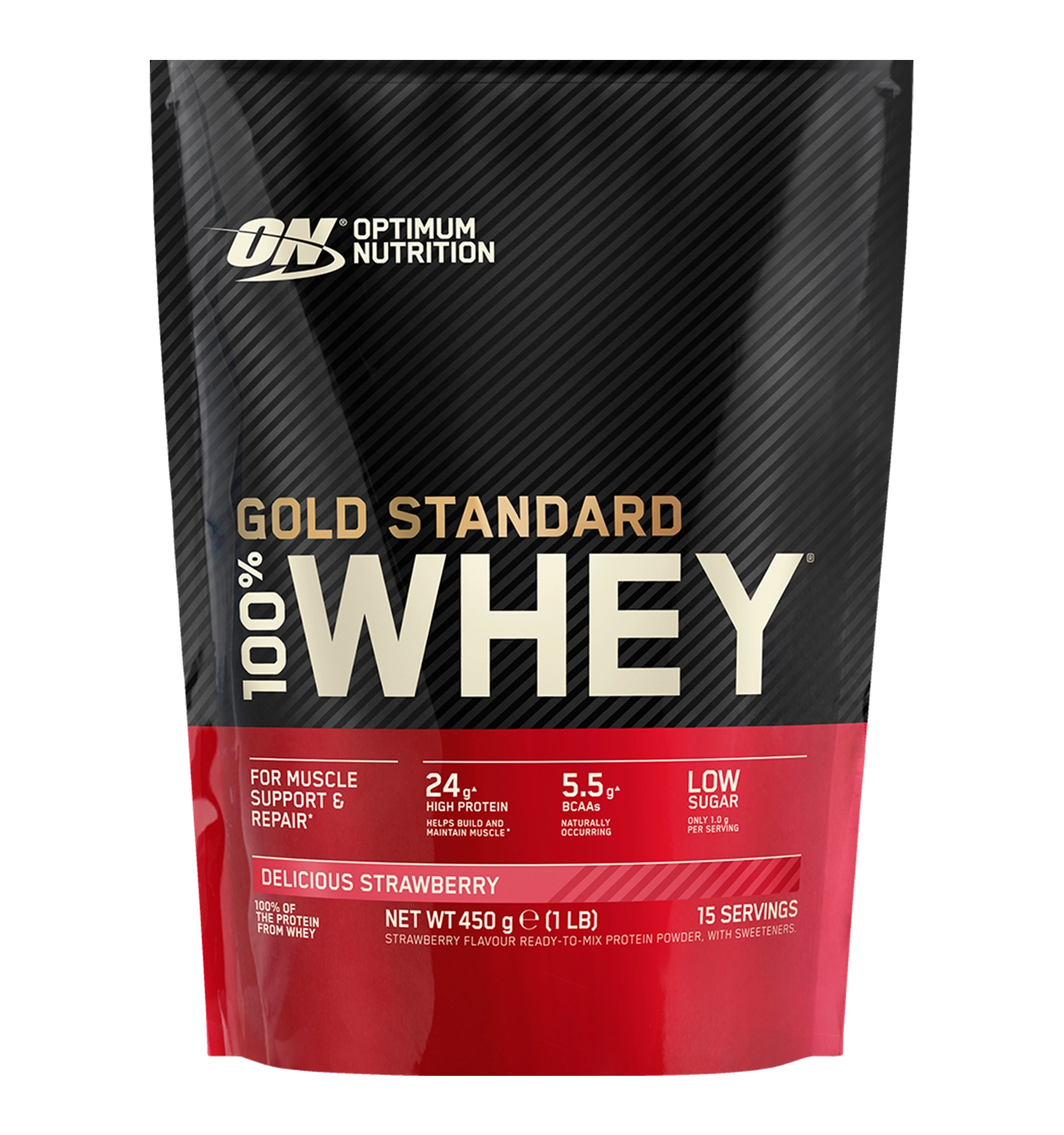 100% Whey Gold Standard - 450 g - Aardbei