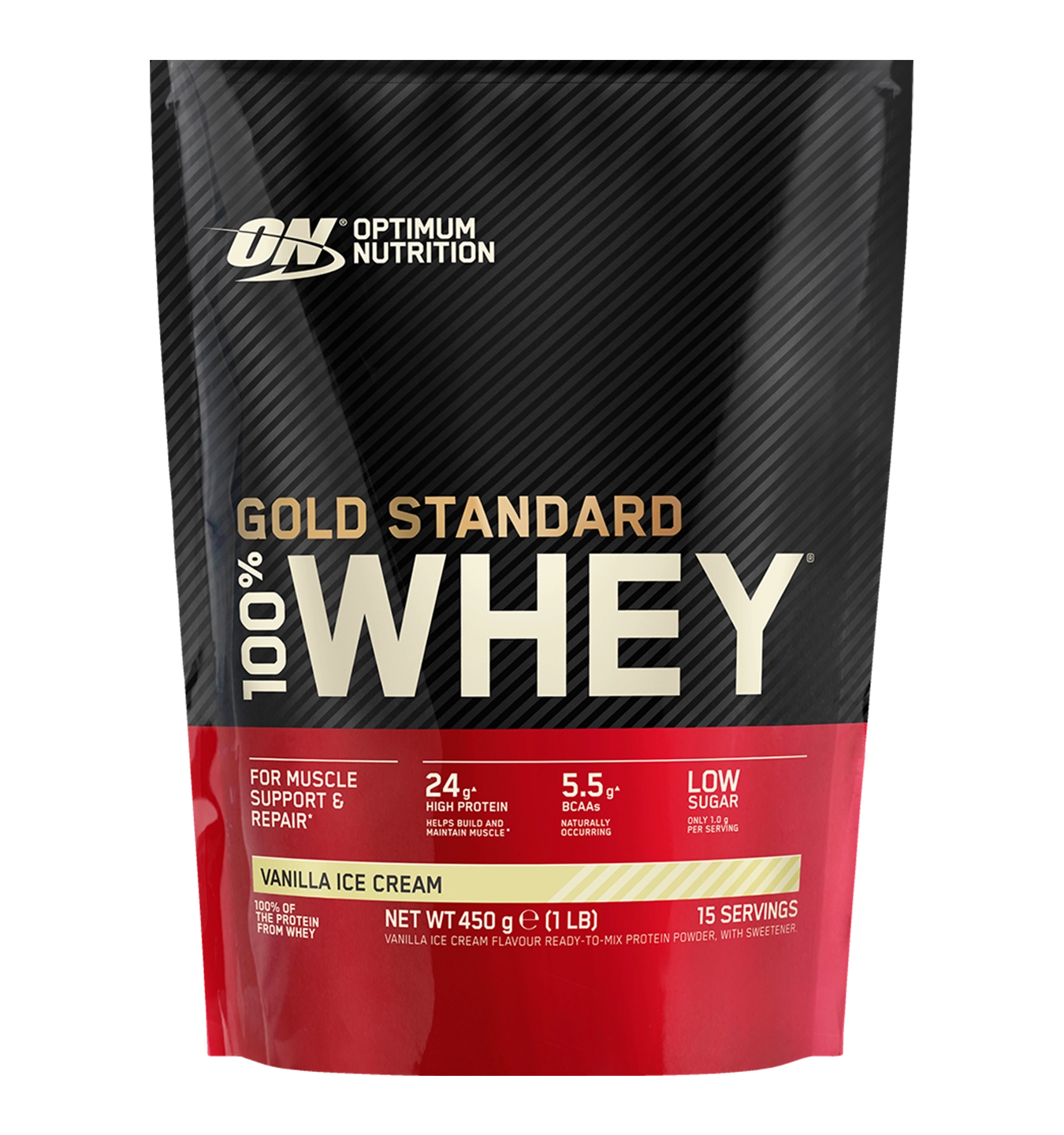100% Whey Gold Standard - 450 g - Vanille