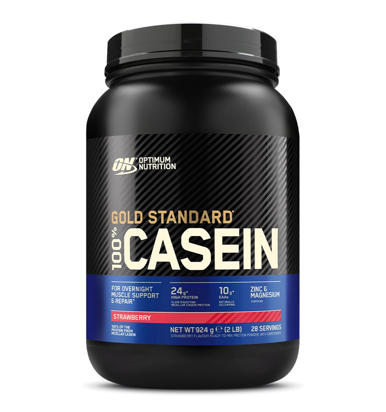 100% Casein Gold Standard - 908 g - Aardbei