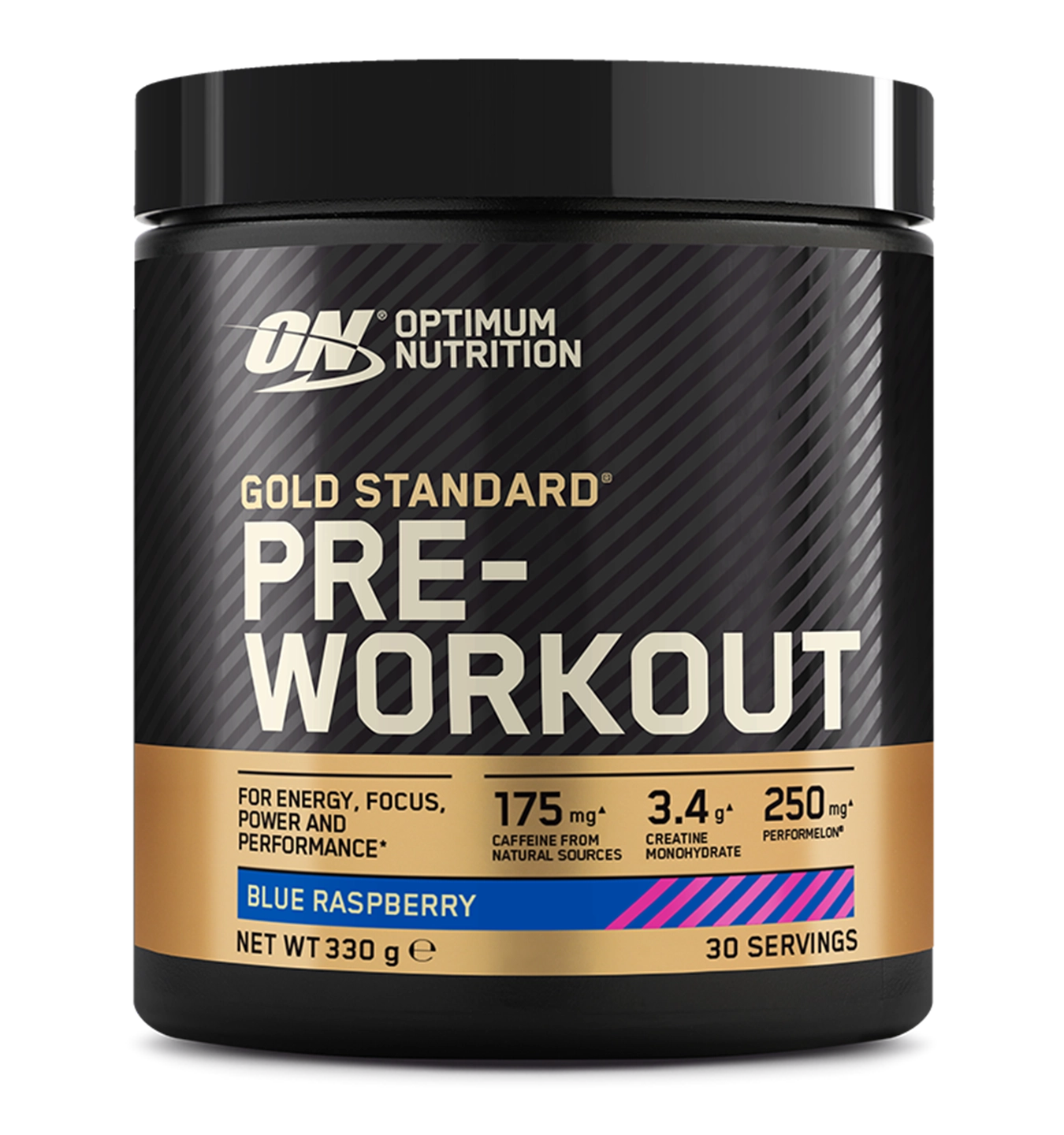 Gold Standard Pre-Workout - 330 g - Blue raspberry