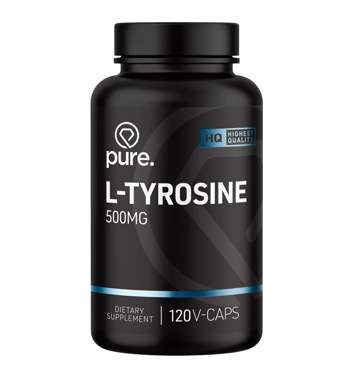 Pure. L-Tyrosine 500mg - 120 v-caps