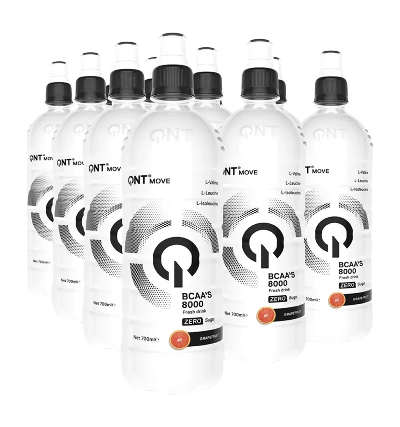 QNT BCAA 8000 - 12x 700 ml - White Grapefruit
