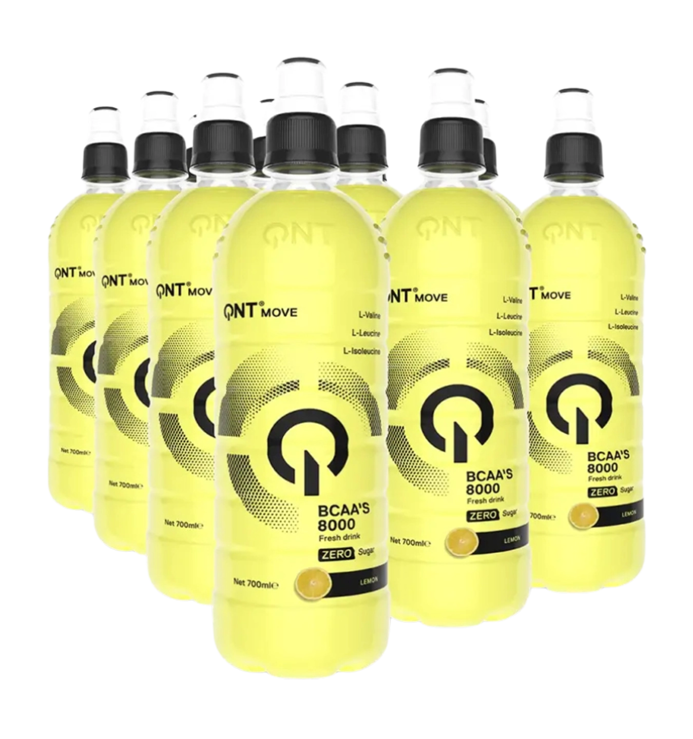 QNT BCAA 8000 - 12x 700 ml - Lemon