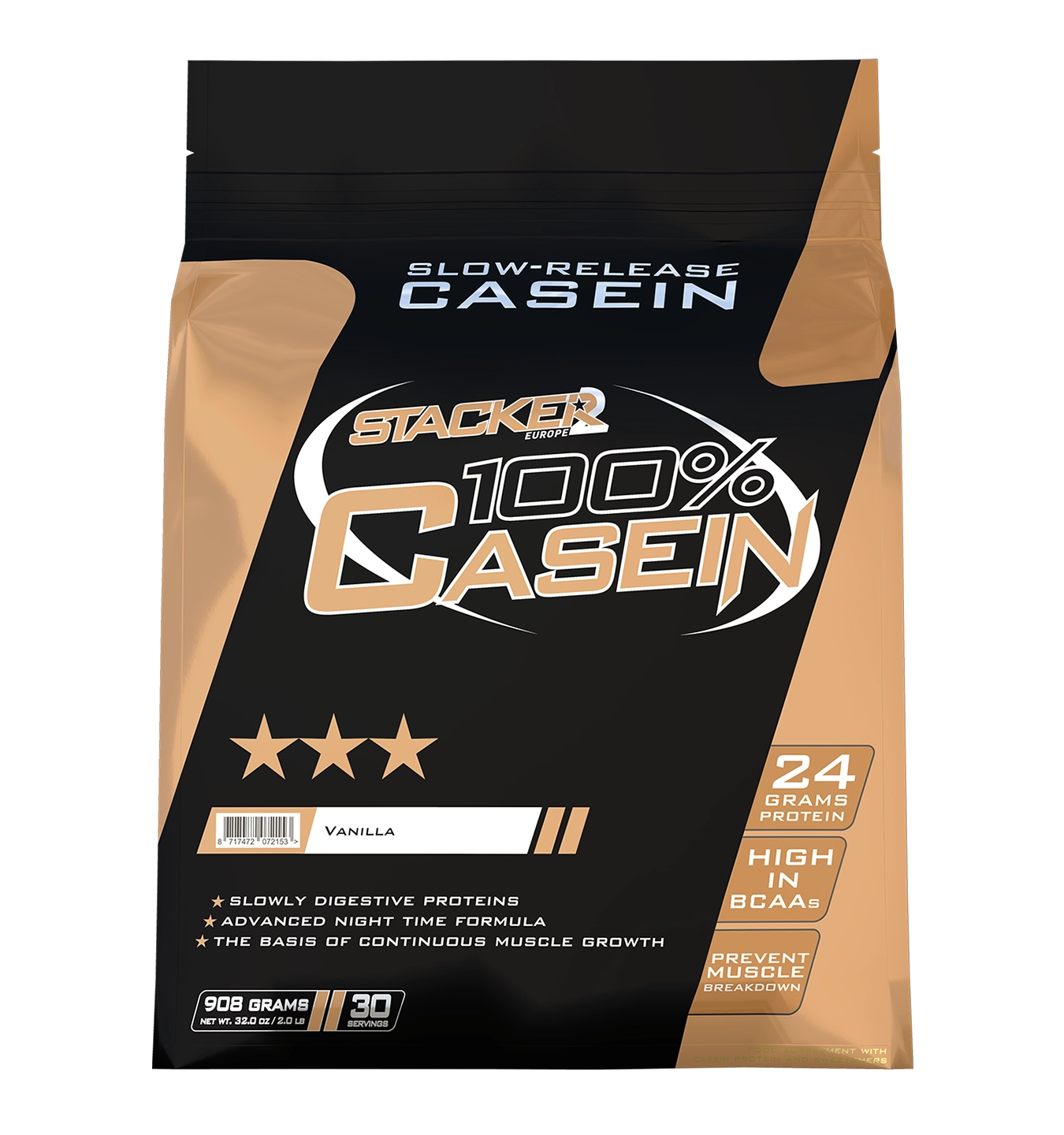 Stacker2 100% Casein - 908 g - Vanille