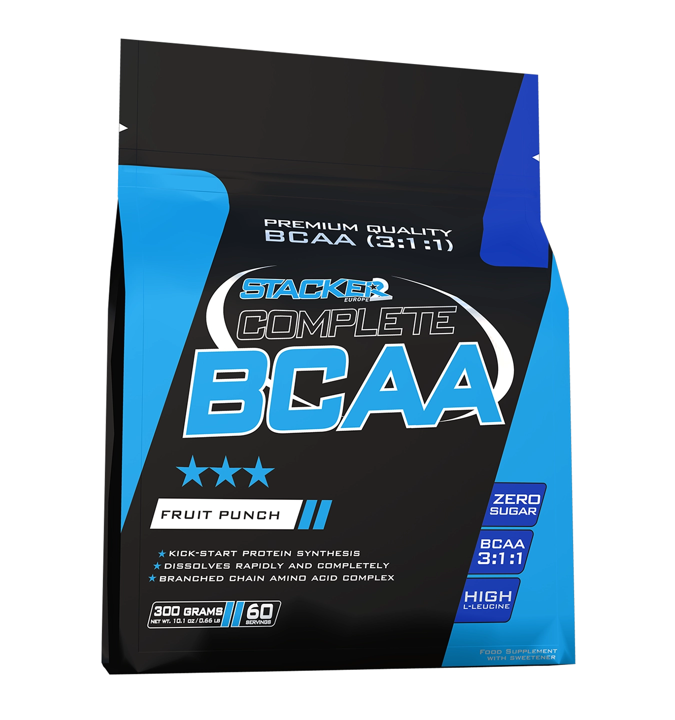 Stacker2 Complete BCAA - 300 g - Fruit Punch
