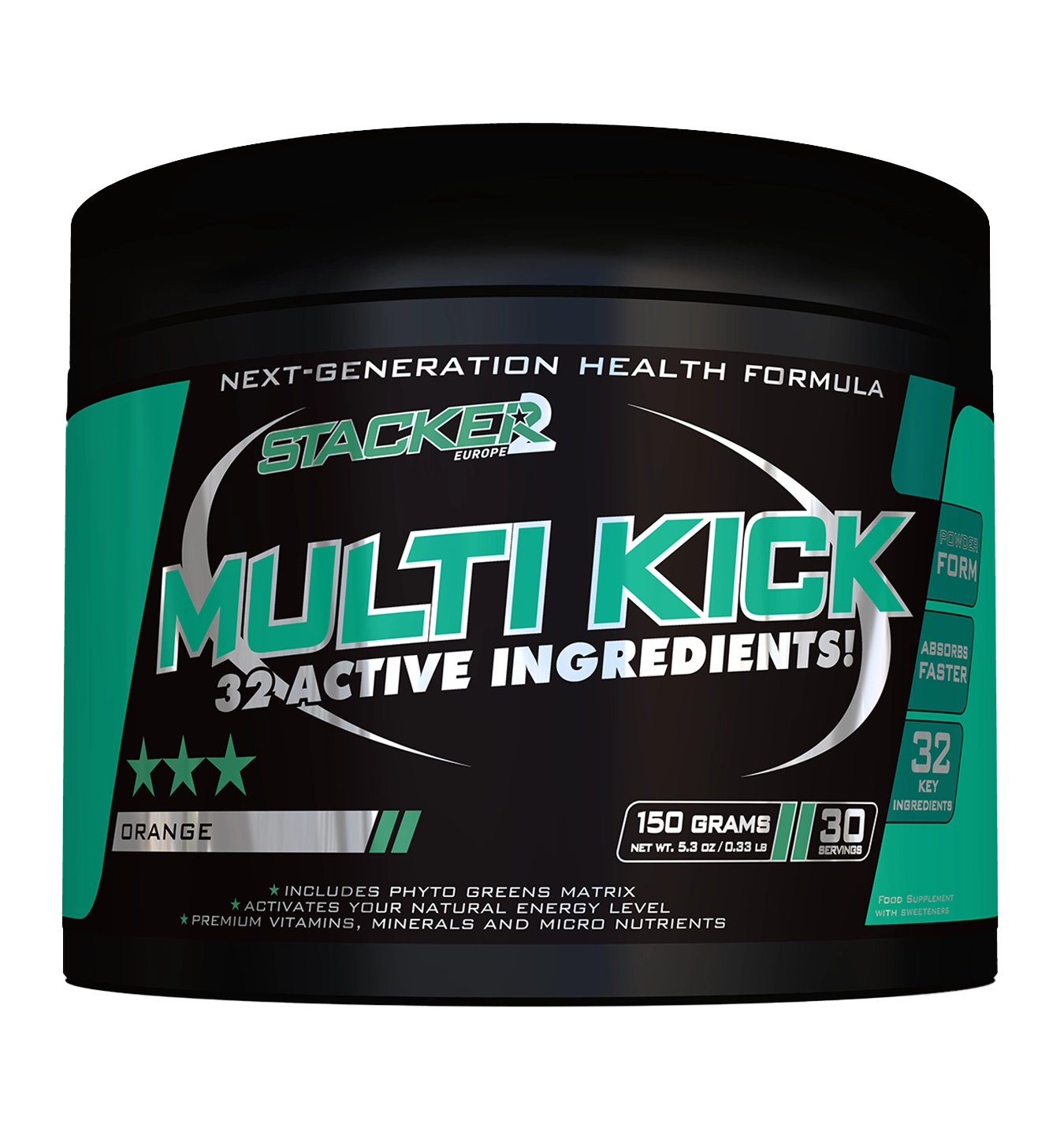 Stacker2 Multi Kick - 30 servings - Orange