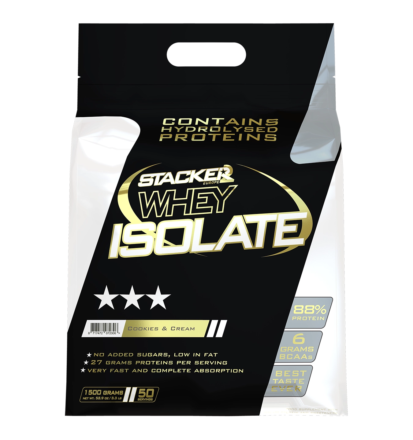 Stacker2 Whey Isolate Stacker - 1500 g - Cookies & Cream