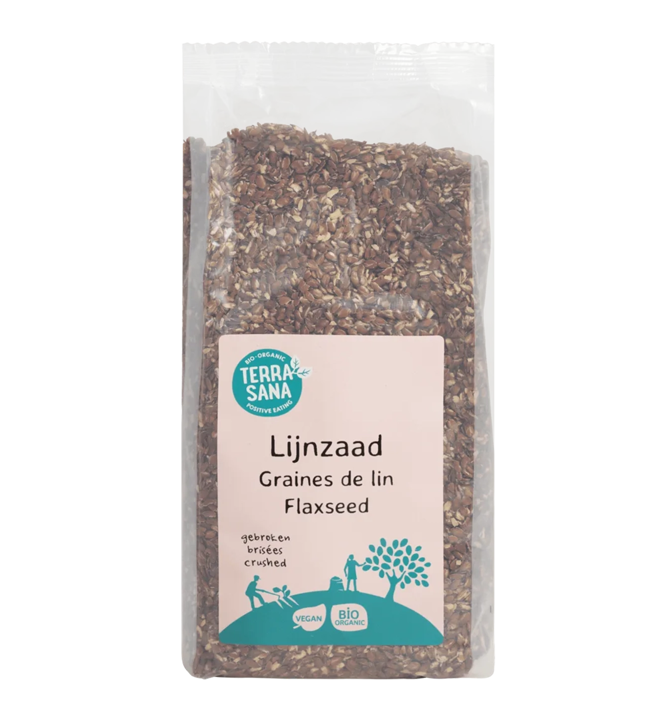 Terrasana Raw Lijnzaad (Gebroken) - 400 g