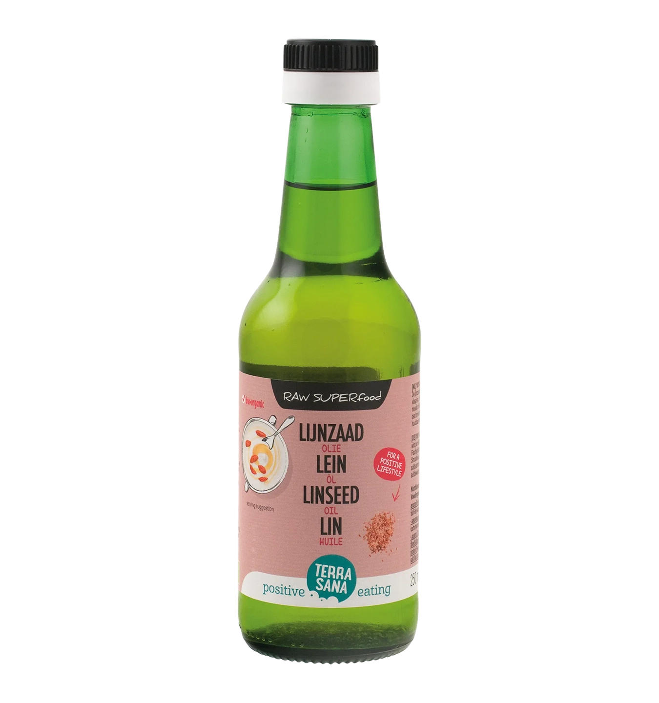 Terrasana Lijnzaadolie Koudgeperst - 250 ml