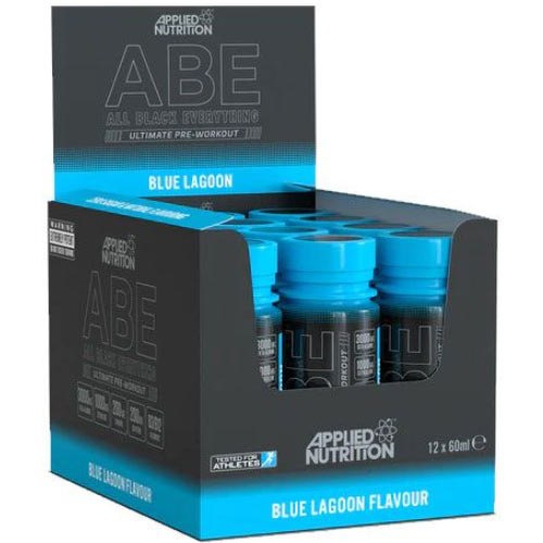 A.B.E. Pre-Workout Shots 12x 60ml Blue Lagoon