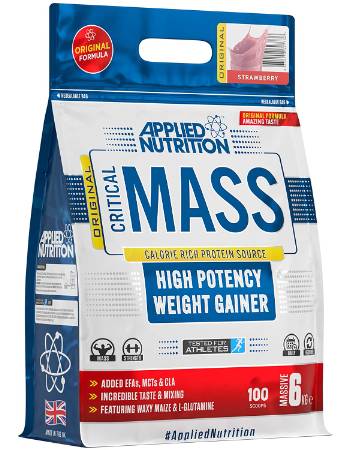 Original Formula-Critical Mass (Strawberry - 6000 gram) - Applied Nutrition - Weight gainer - Mass gainer