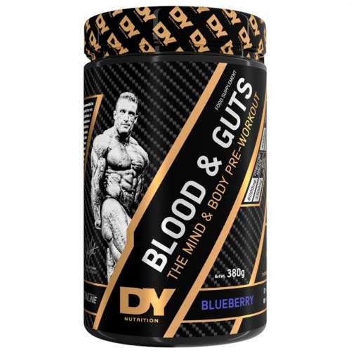 DY Nutrition Blood & Guts Pre Workout 380g — Blueberry
