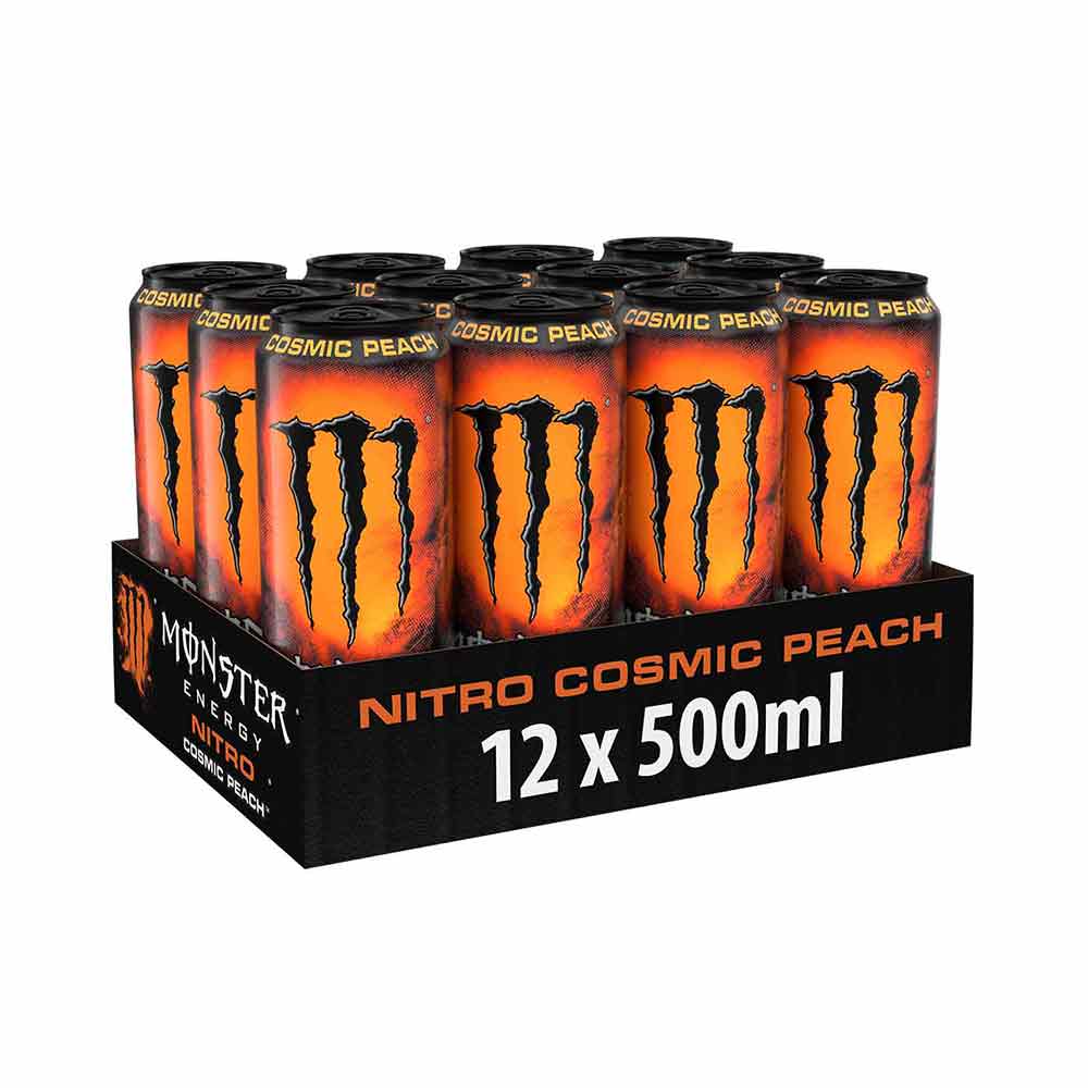 Monster Energy Nitro Cosmic Peach 12x500ml / Inclusief Statiegeld