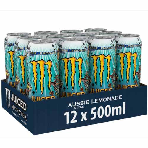 Monster Energy - Aussie Style Lemonade - blik - 12 x 0,5L