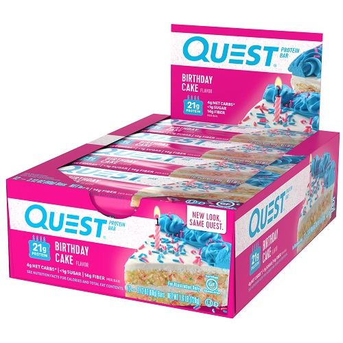 Quest Bar Birthday Cake - 12 stuks