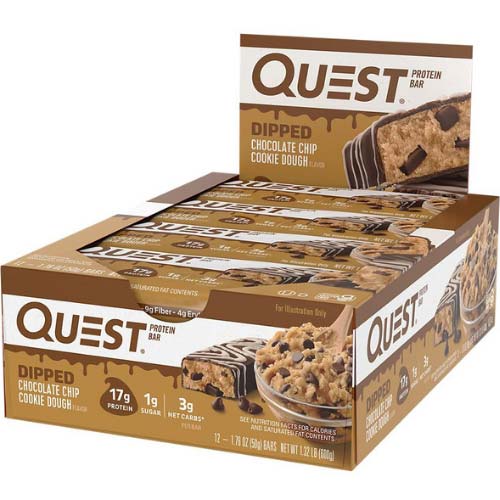 Quest Bars Dipped 12repen Cookies & Cream