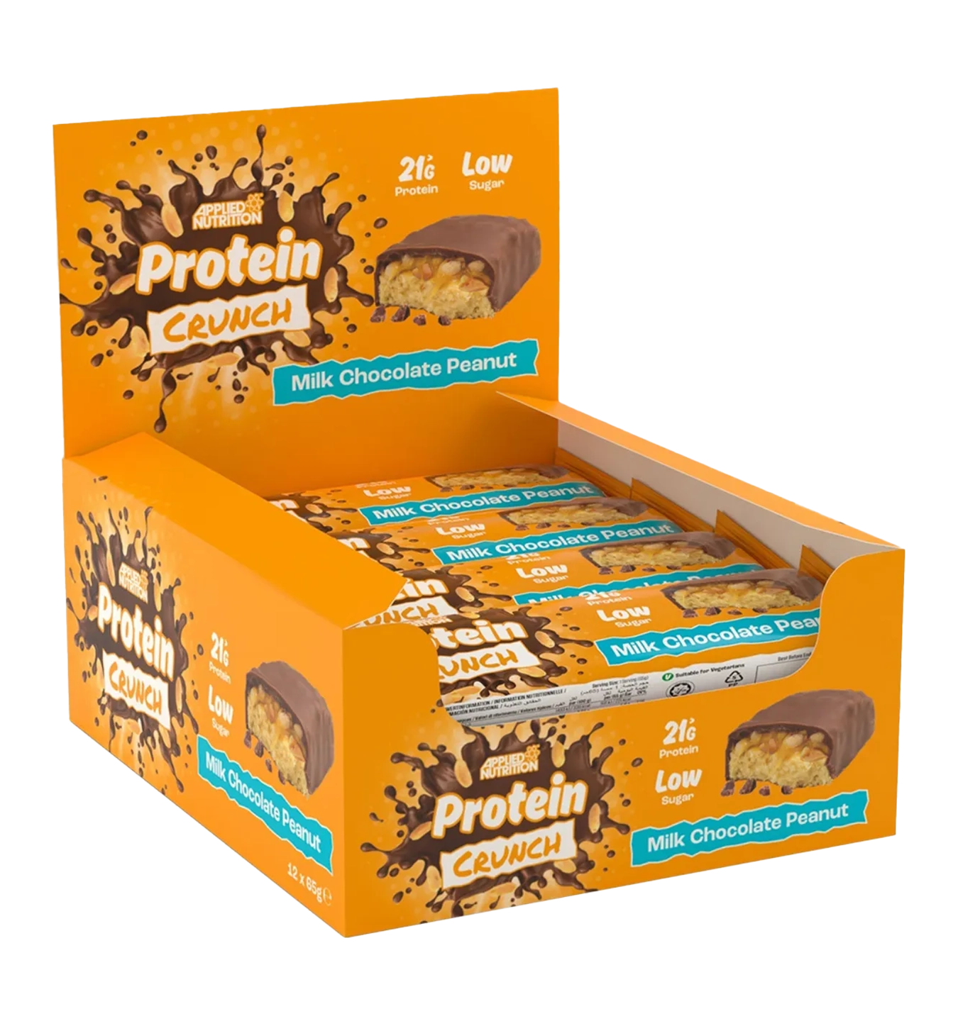 Applied Protein Bar - 12 x 62 g - Milk Choco Peanut
