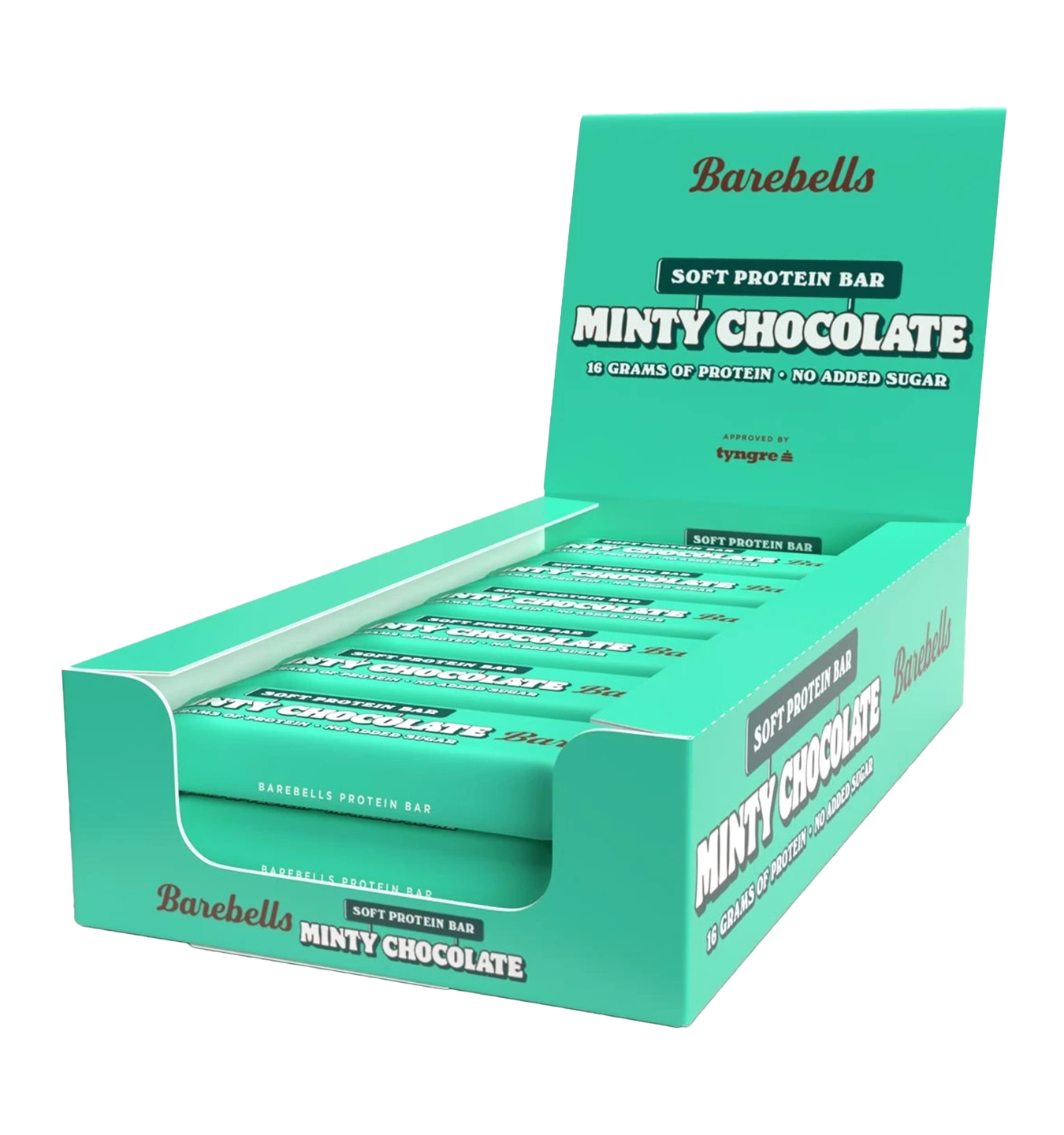 Barebell Soft Protein Bars - 12 repen - Minty Chocolate