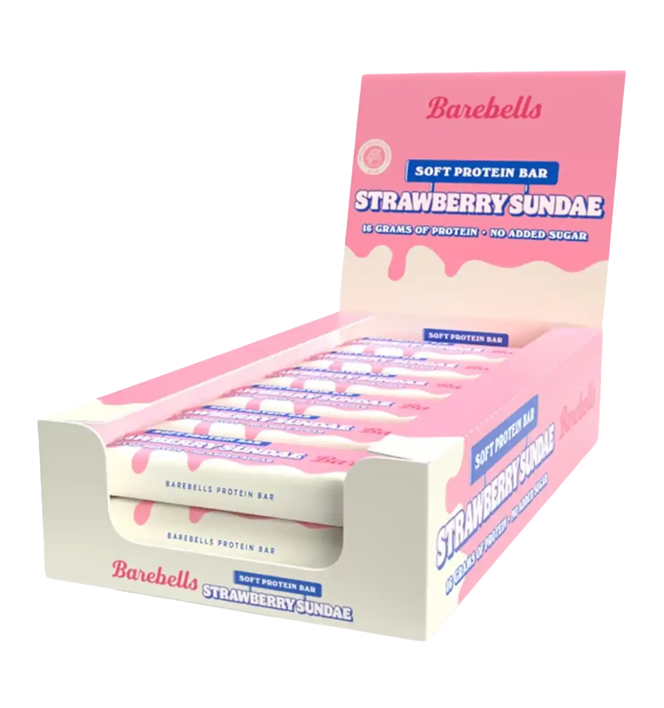 Barebell Protein Bars - 12 x 55g - Strawberry Sundae