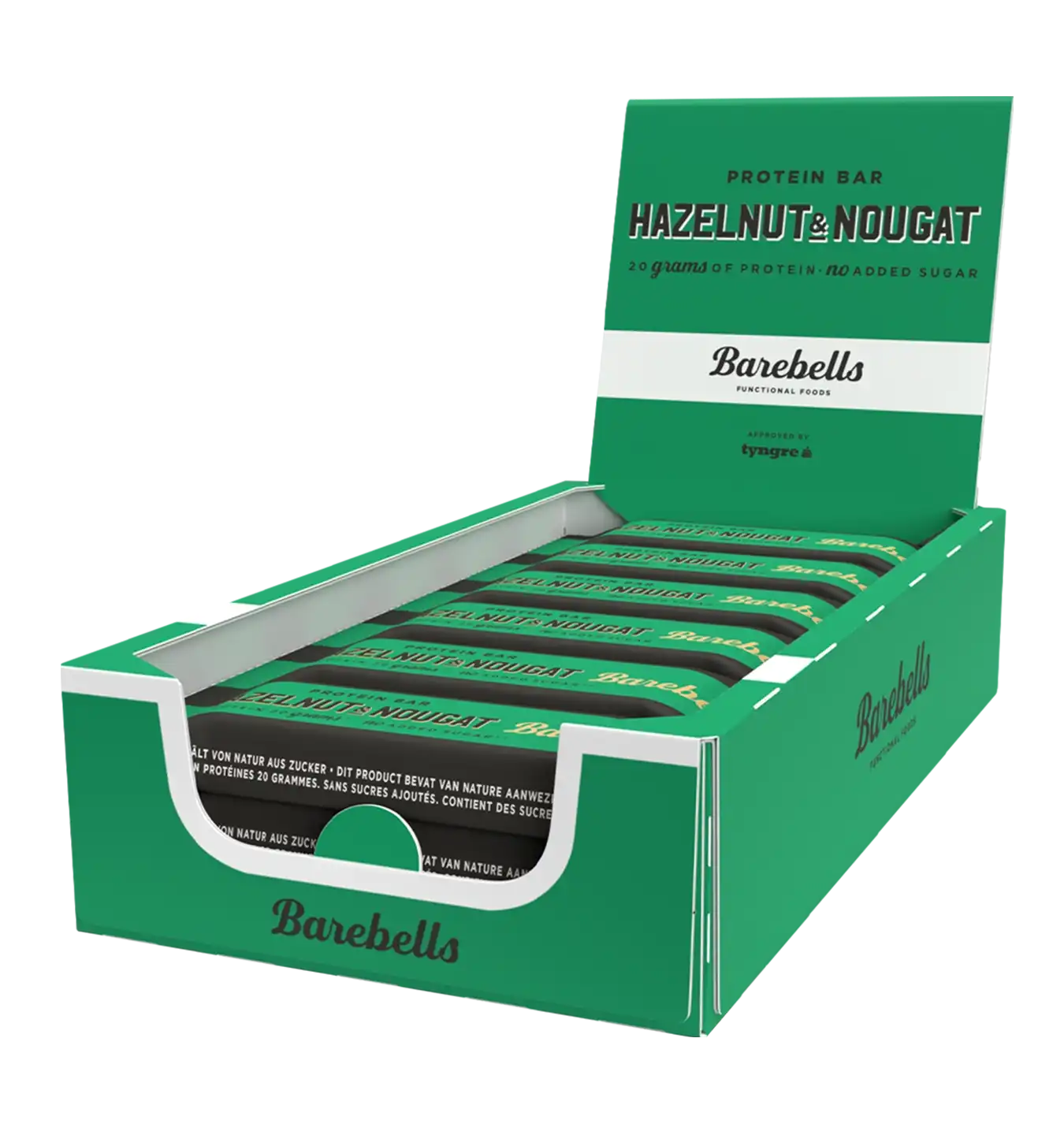 Barebell Protein Bars - 12 x 55g - Hazelnut & Nougat
