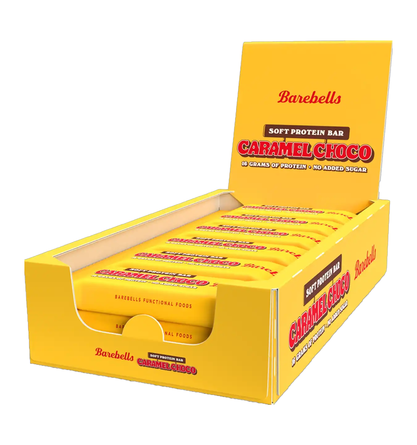 Barebell Soft Protein Bars - 12 repen - Chocolade/Caramel