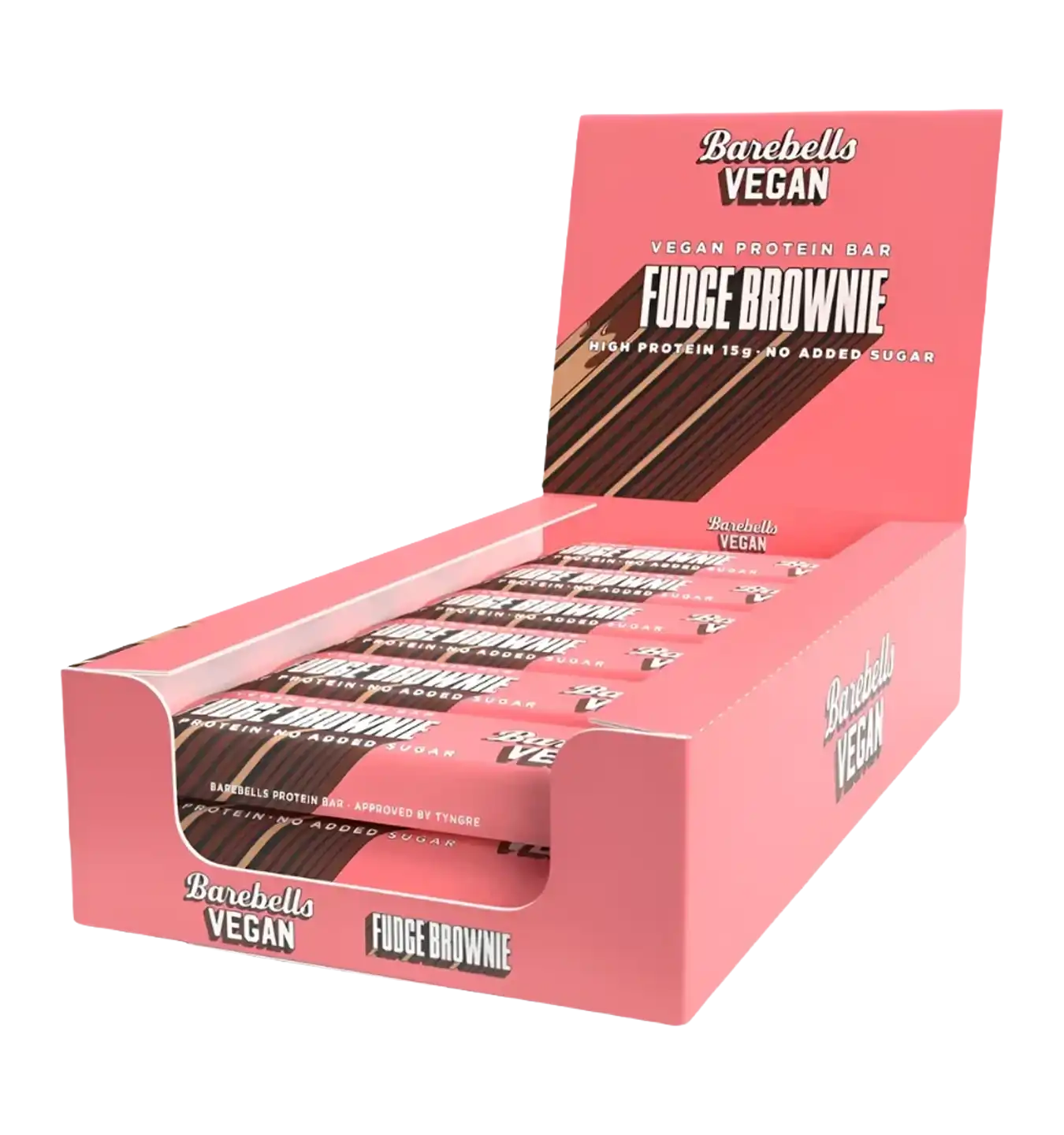 Barebell Vegan Protein Bars - 12 x 55g - Fudge Brownie