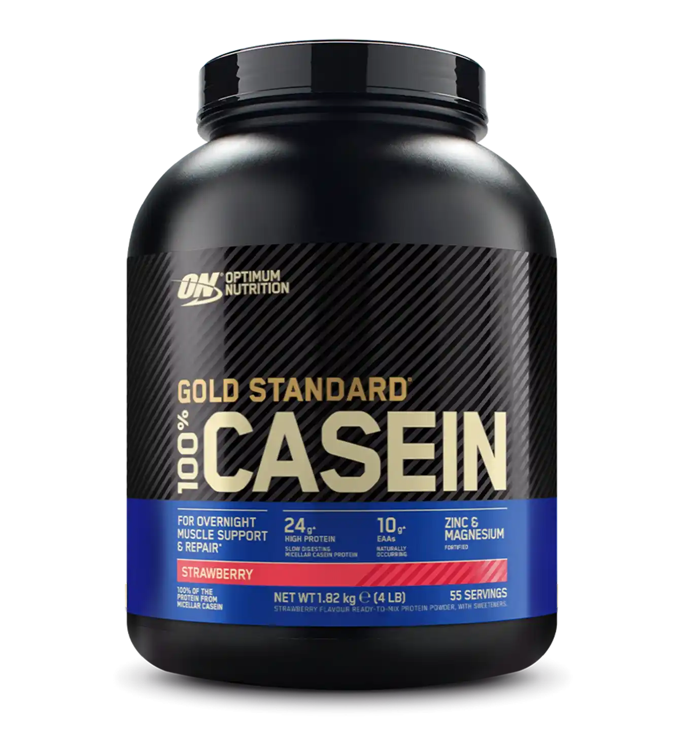 100% Casein Gold Standard - 1820 g - Aardbei