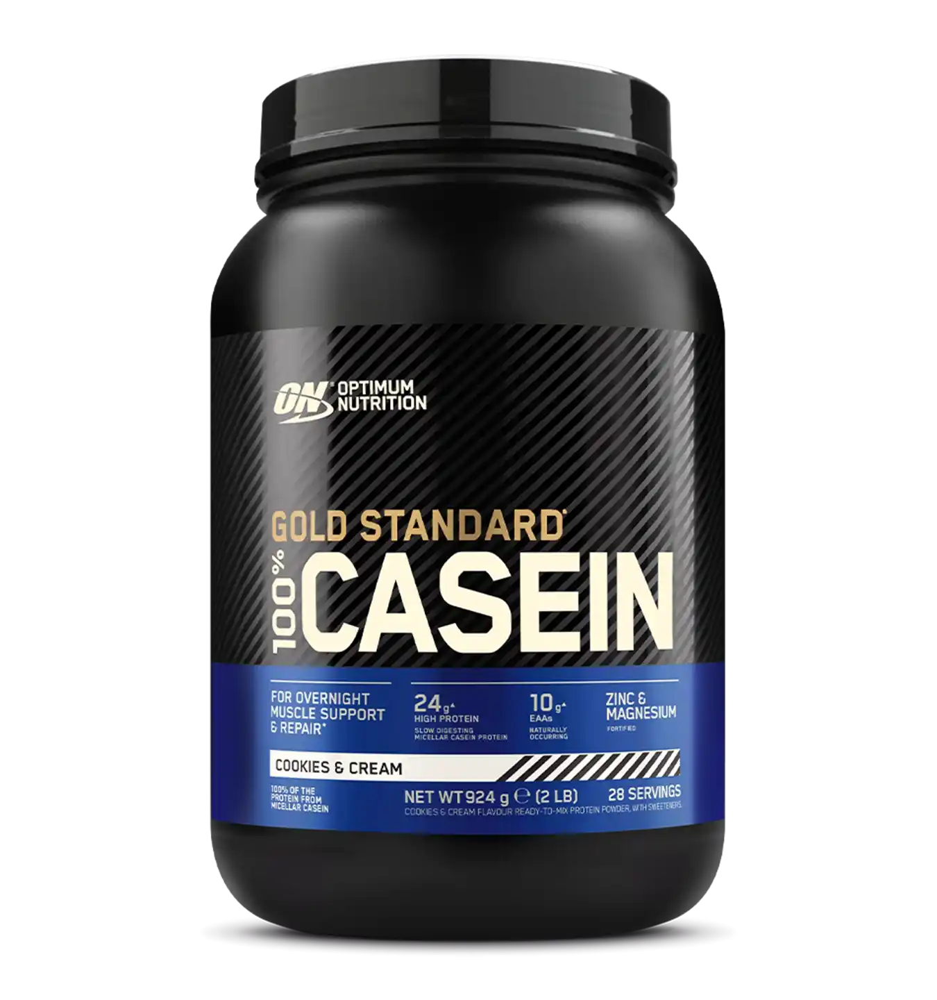 100% Casein Gold Standard - 908 g - Cookies & Cream