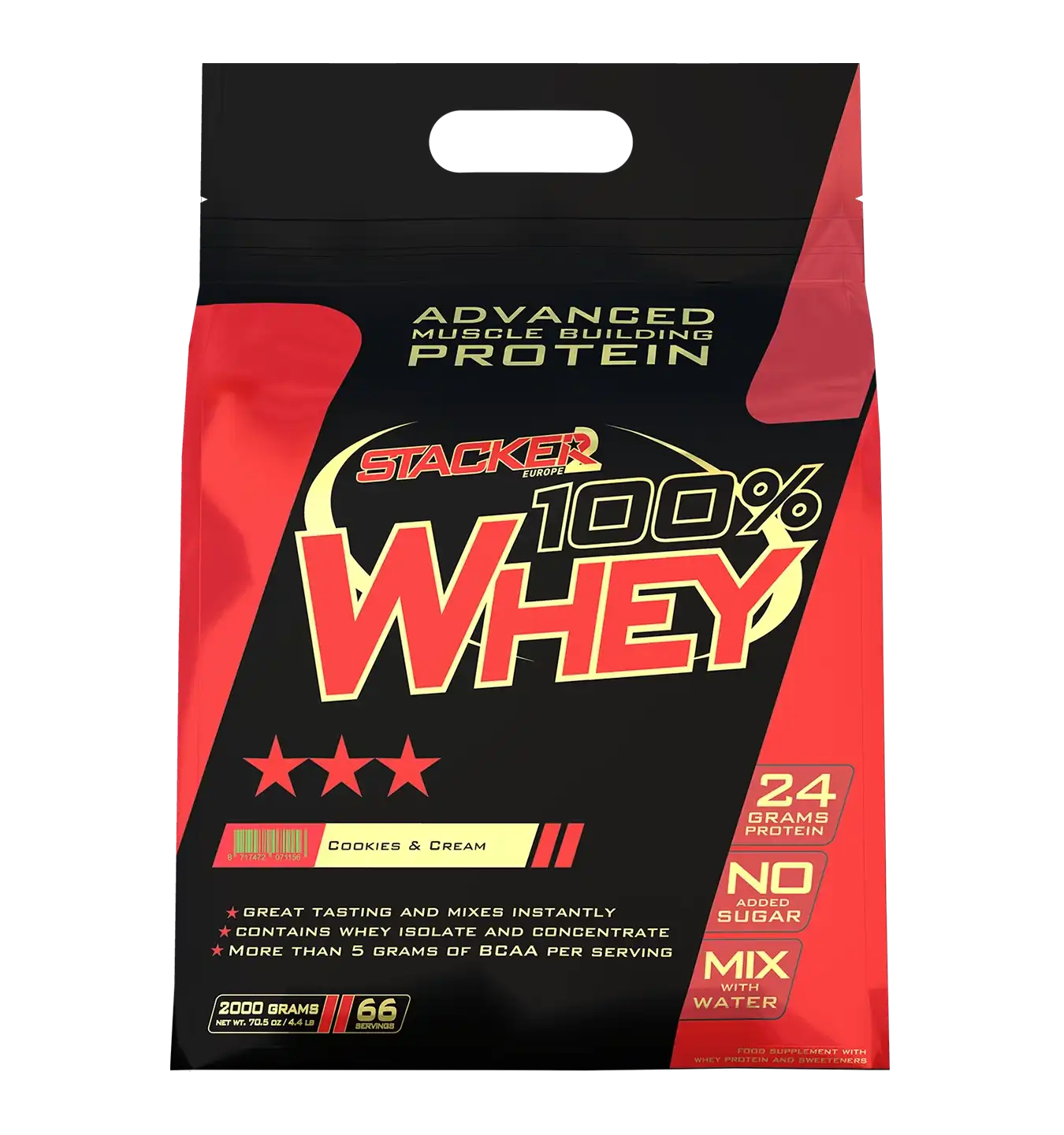 100% Whey - 2000 g - Cookies & Cream
