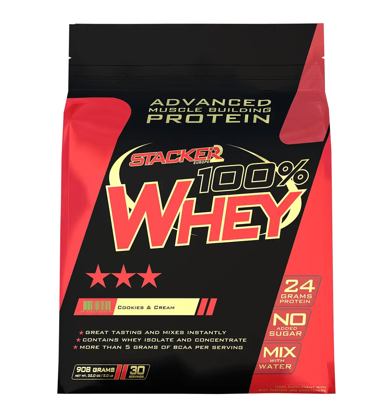 100% Whey - 908 g - Cookies & Cream