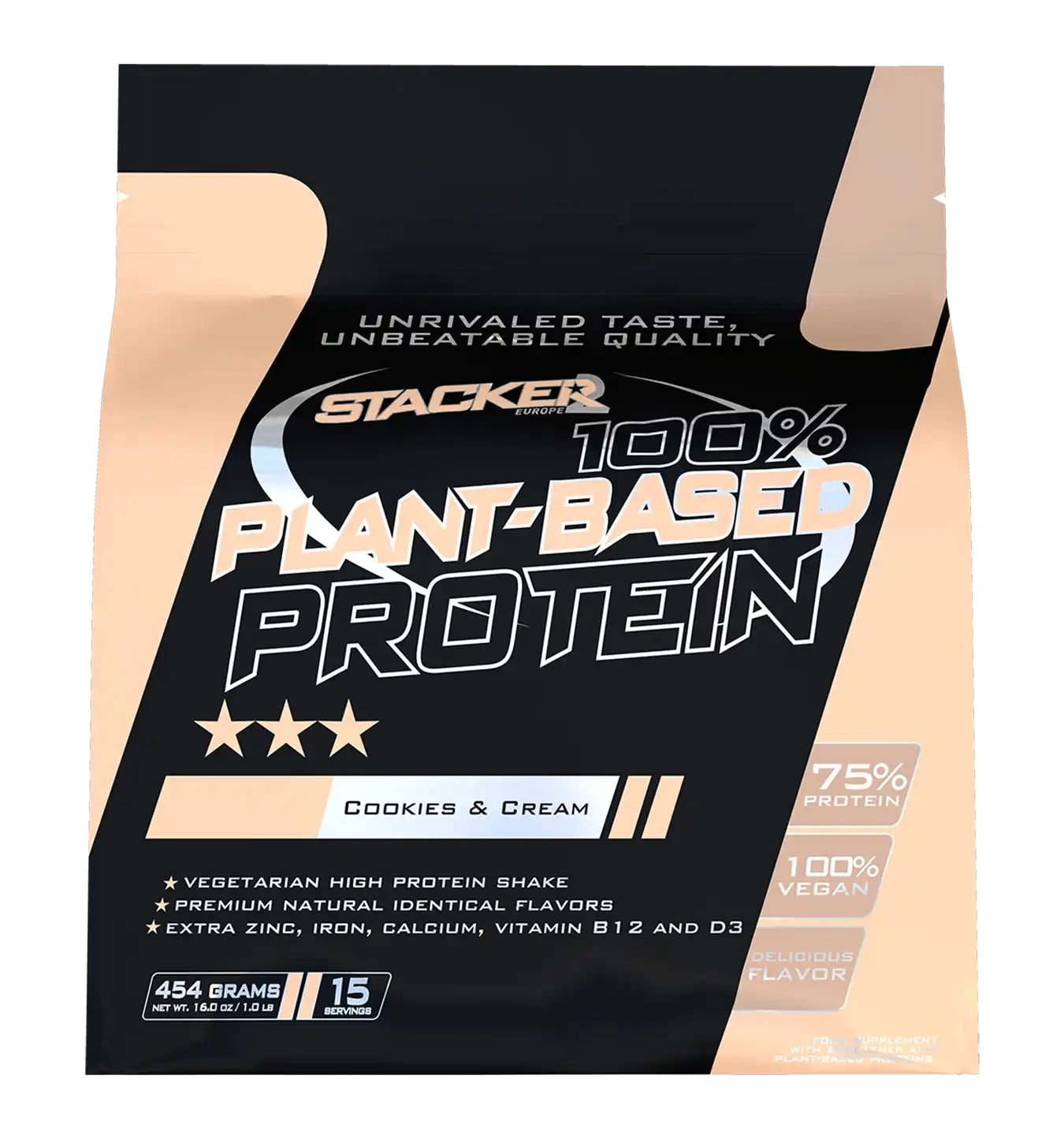 100% Plant Based Protein - 454 g - Cookies